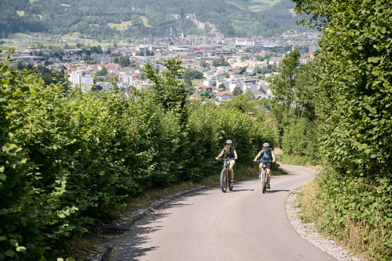 Radtour Alpenstadt Bludenz, Alpenregion Bludenz